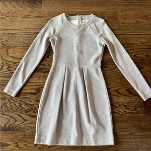 Madewell Light Gray Long Sleeve Dress